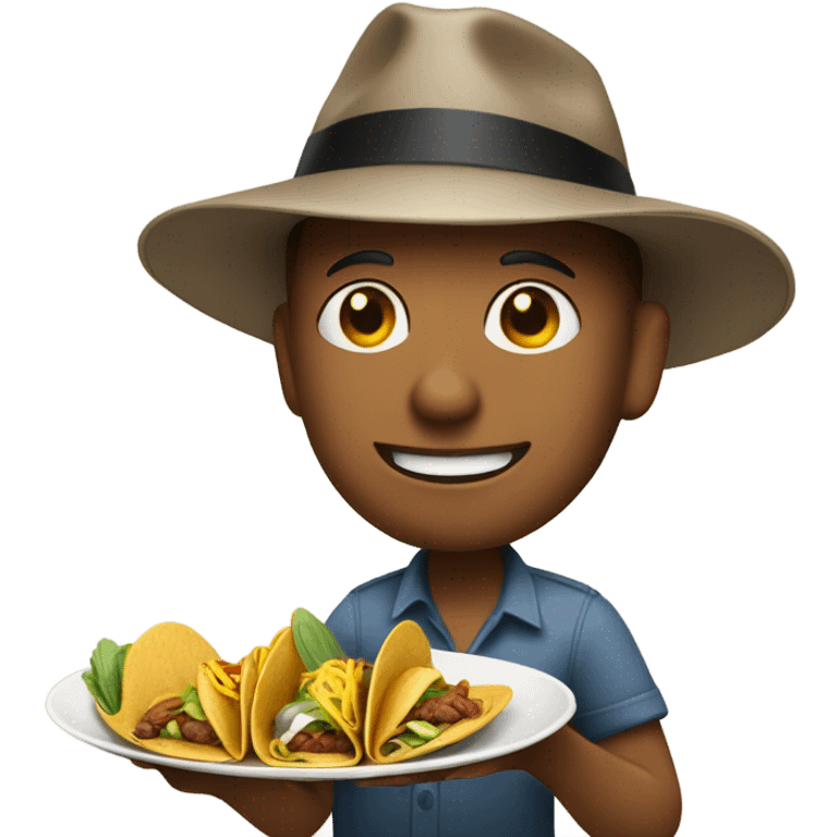 ￼Fedora guy with tacos emoji