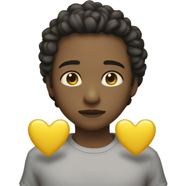 Yellow 💛 heart break  emoji