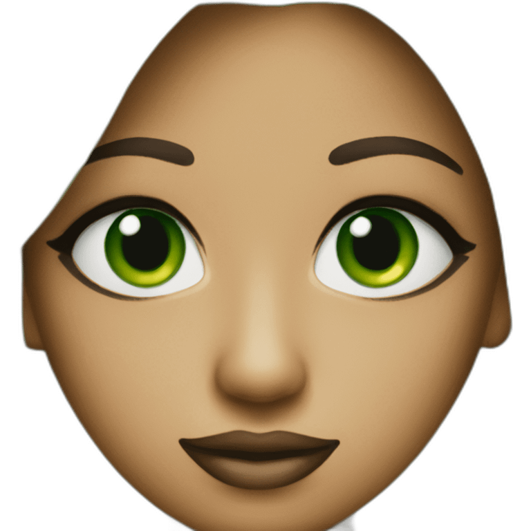 green checkmark emoji wearing makeup emoji