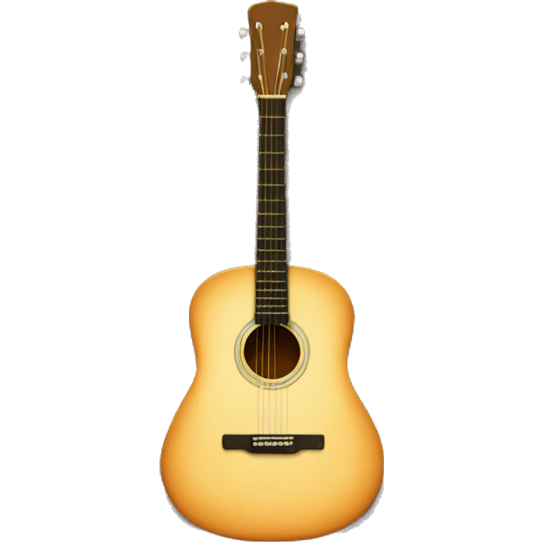 Acoustic guitar emoji