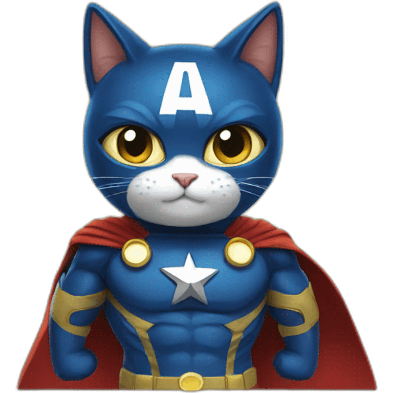 A super hero cat emoji