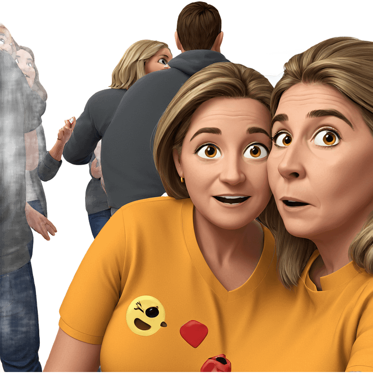 friends enjoying indoors together emoji