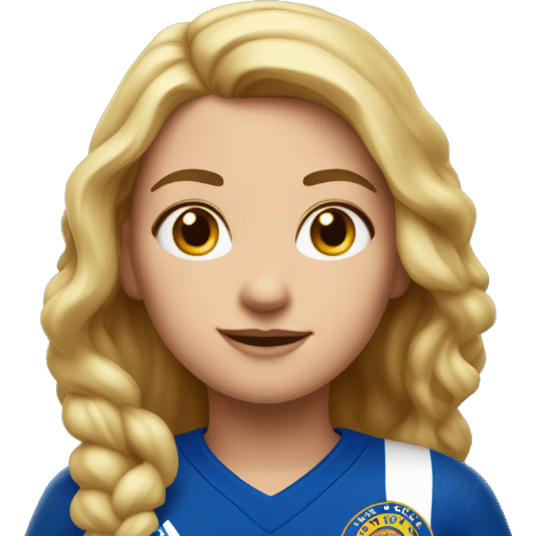 Girl with United shirt with 10 and Sandberg emoji