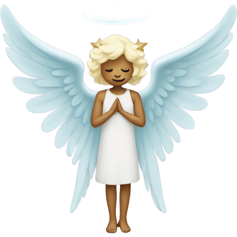 Star with angel wings emoji