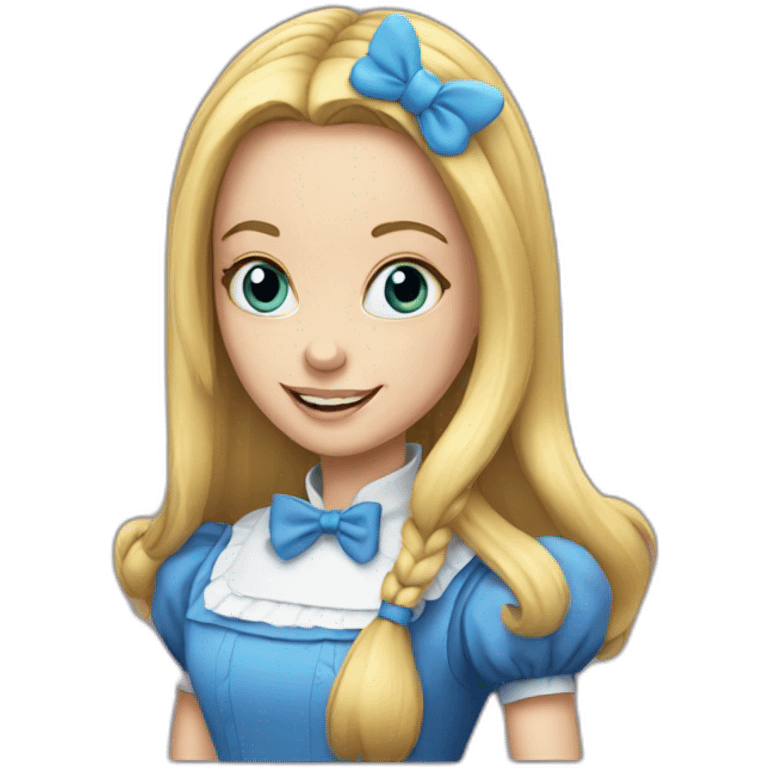 Alice in wonderland emoji