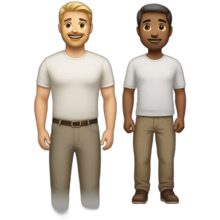 white-brown-dad-and-white-brown-man emoji