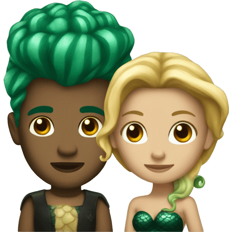 Mermaid and starbuck emoji