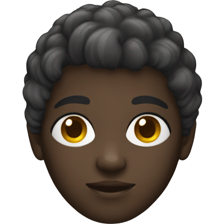 Dark skin emoji