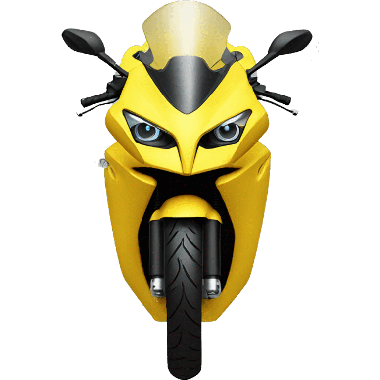 yellow yamha r1 emoji