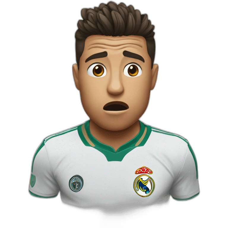 Ronaldo shocked emoji