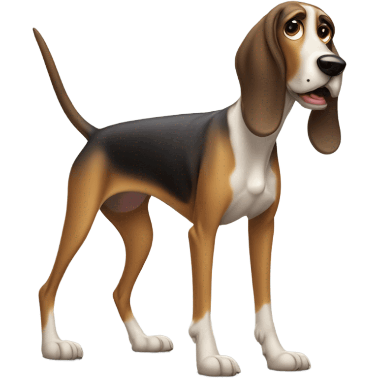 Hound dog emoji