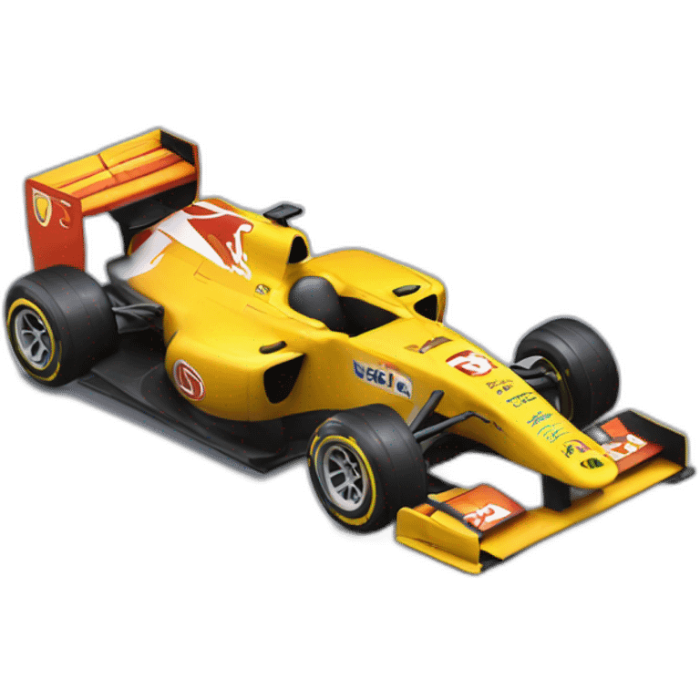 gaot with a f1 car emoji