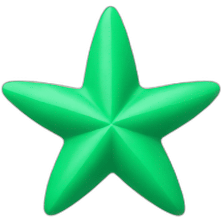 Four stripe star green emoji