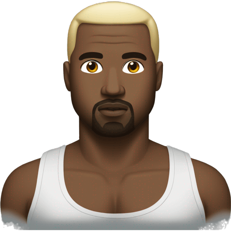 kanye west wearing a sports bra emoji