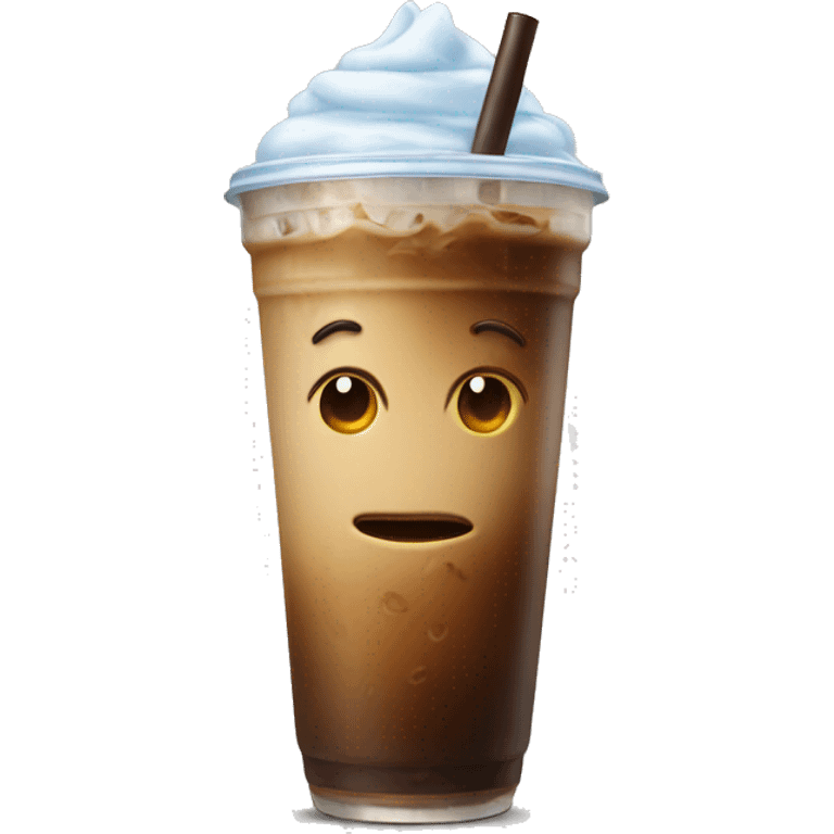 Iced coffee emoji