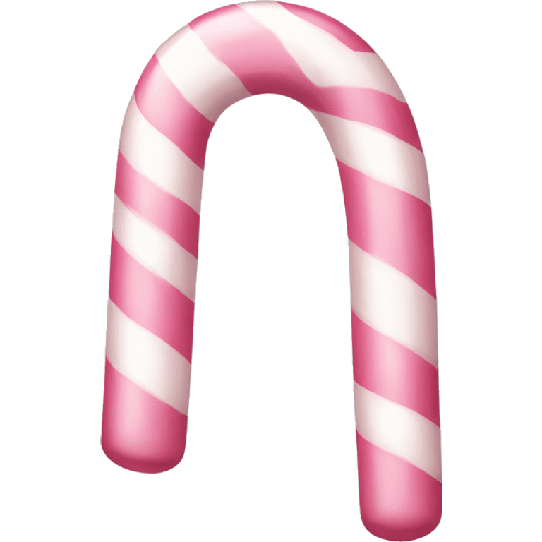 Light Pink candy cane emoji