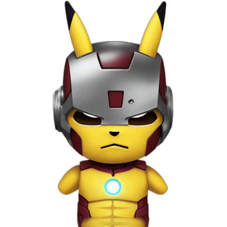 Iron man end pikachu emoji