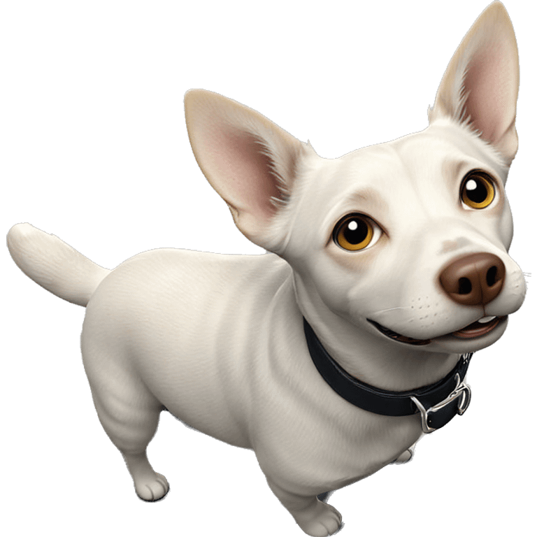 realistic portrait of a collar pet emoji