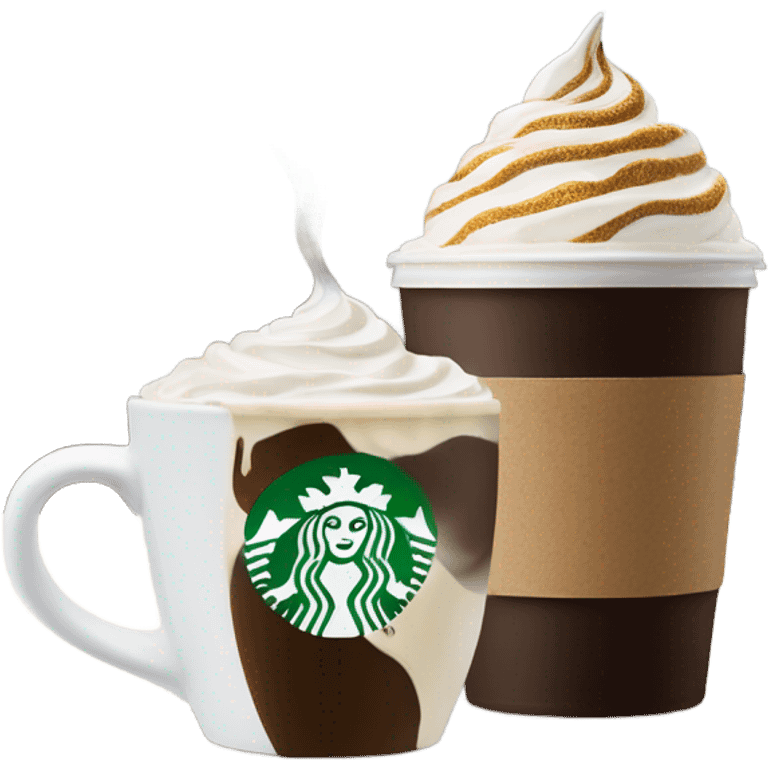 Starbucks coffee emoji