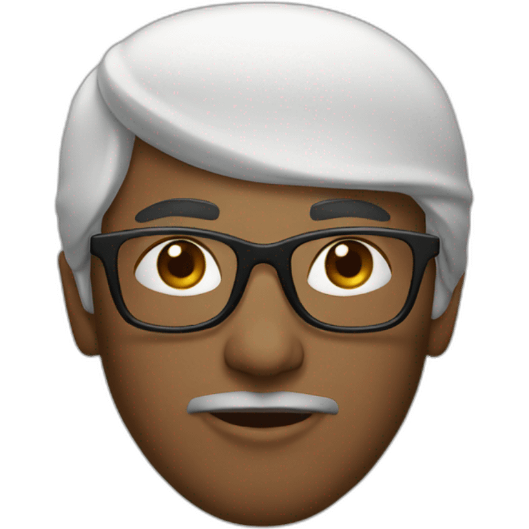 muslim with black glasses emoji