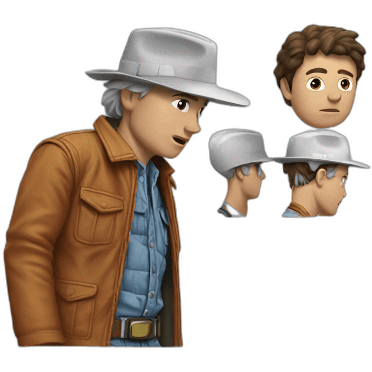 Back to the future emoji