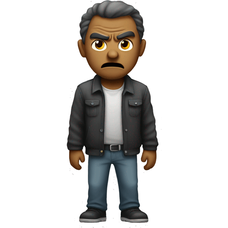 standing angry man emoji