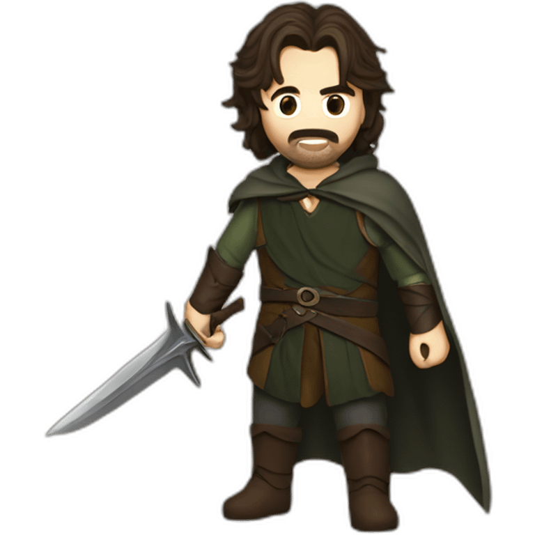 Aragorn stabbing Frodo emoji