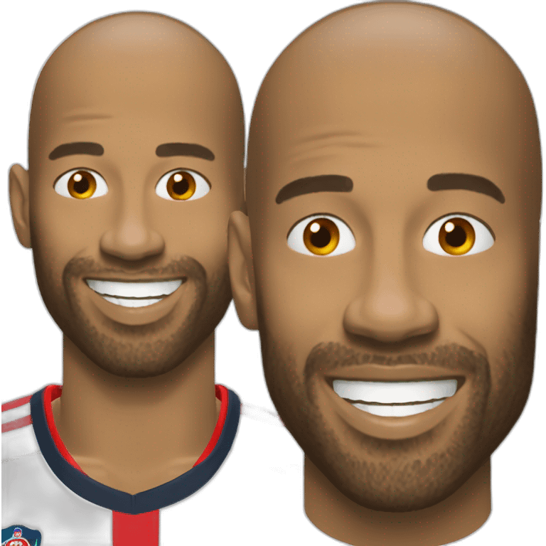 Thierry Henry smiling emoji