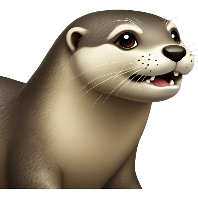 Loutre qui travaille emoji