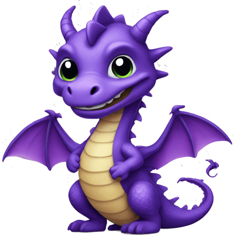 violet dragon emoji