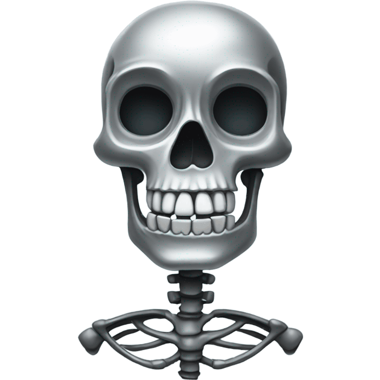 Chrome skeleton emoji