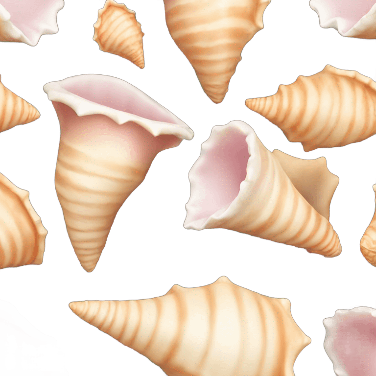 Conch shell emoji