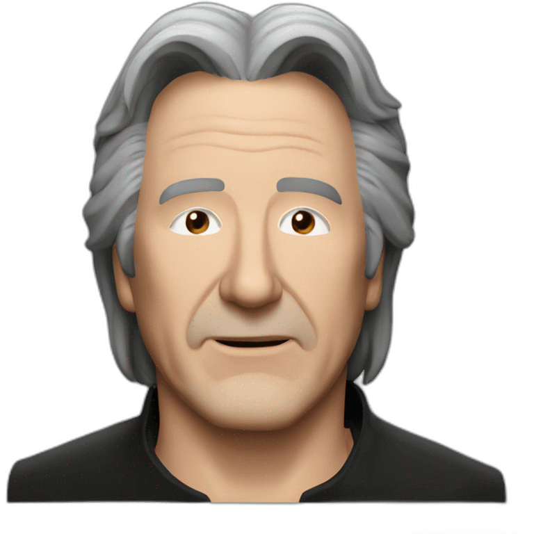 Alan rickman dark hair from die hard movie emoji