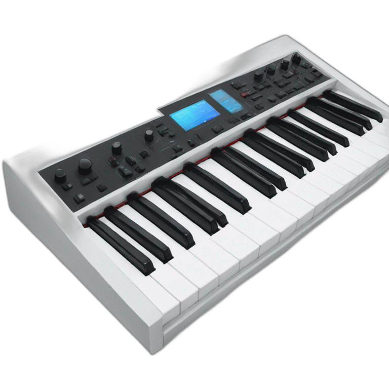 white synthesizer emoji