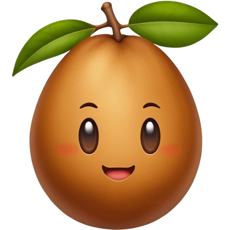 Sapodilla  emoji