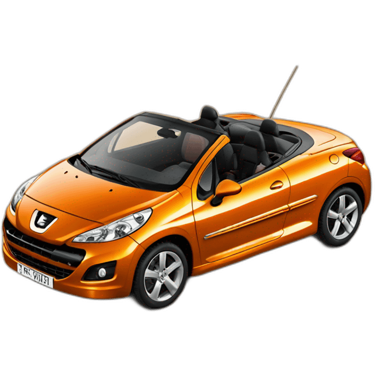 peugeot-207-Coupé-Cabriolet-orange emoji