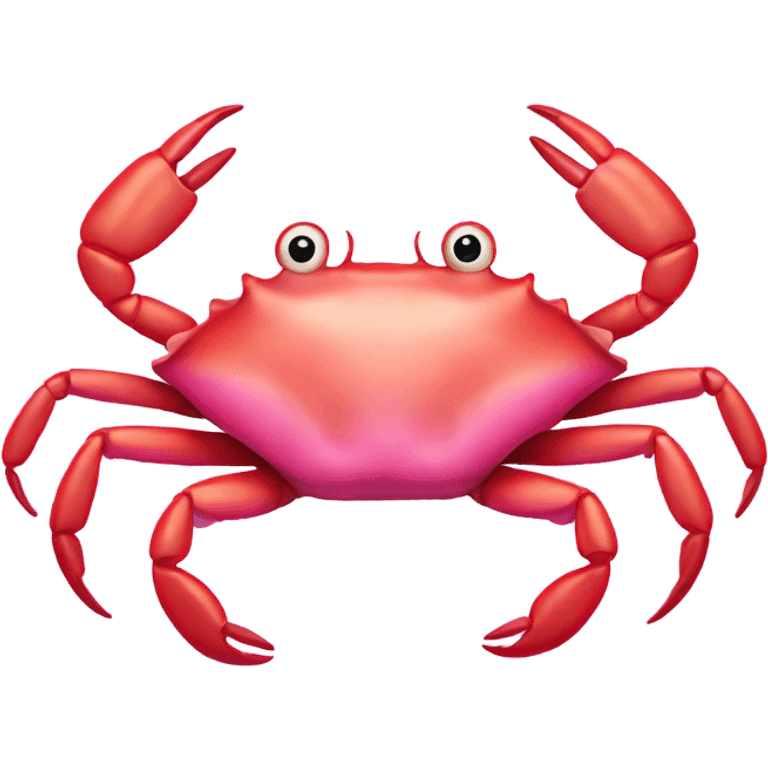 Pink crab emoji