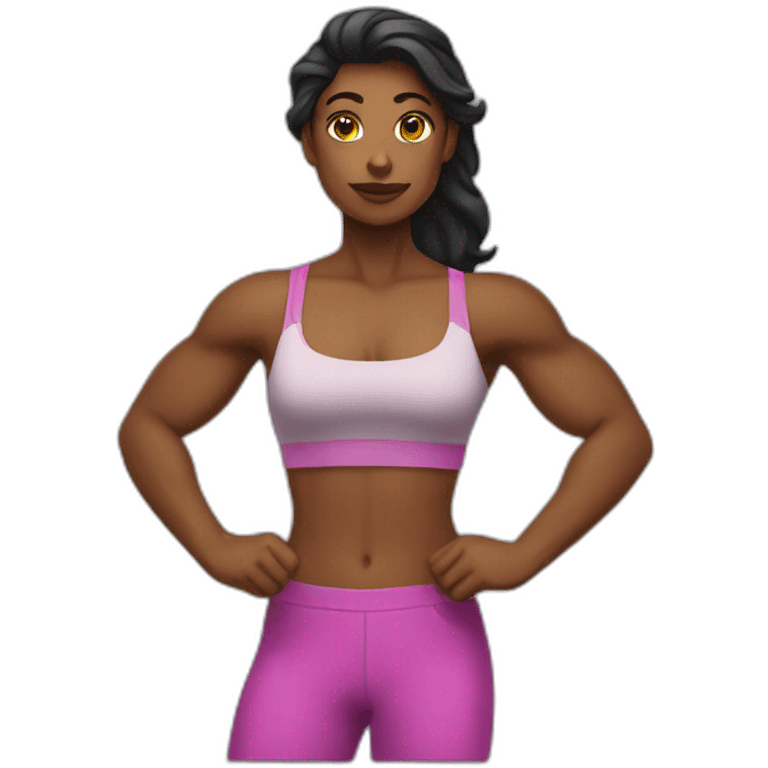 Femme musclée emoji