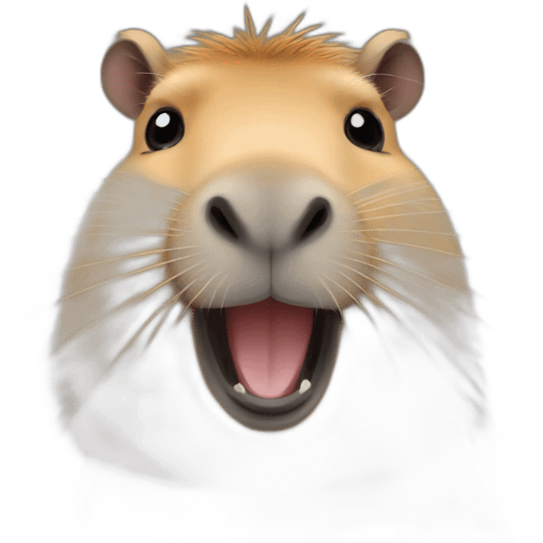 Happy capybara emoji