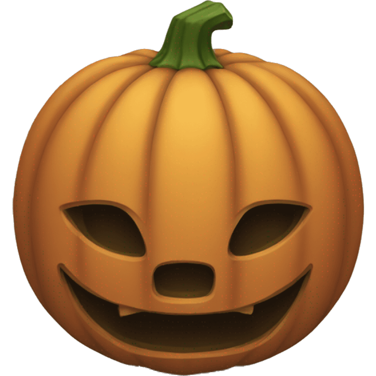 Plain pumpkin emoji