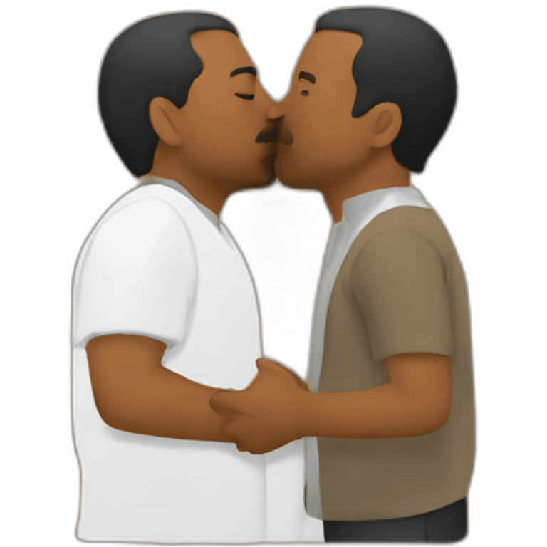 turks kissing emoji