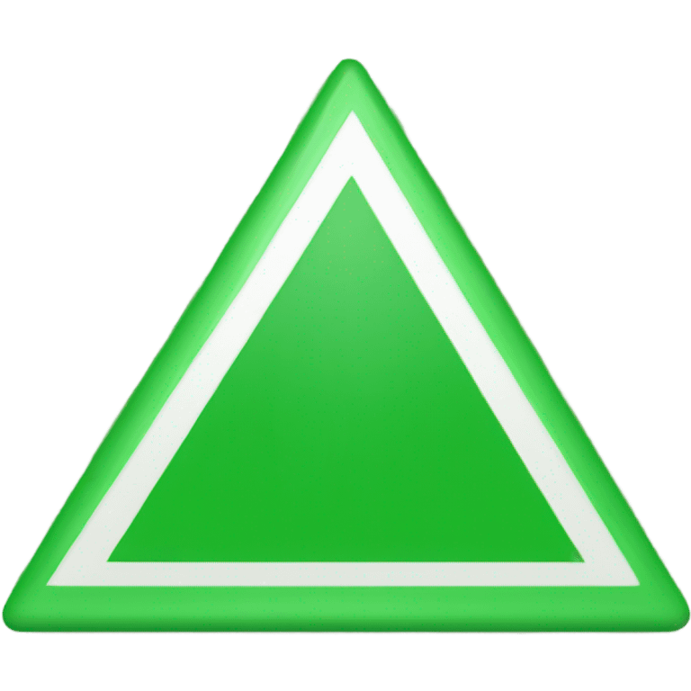 green triangle emoji