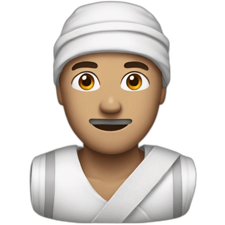 MAN IN BANDAGES emoji