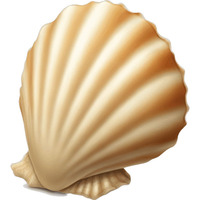 beige seashell emoji