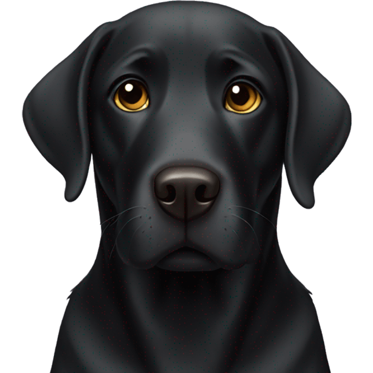 Black Labrador emoji