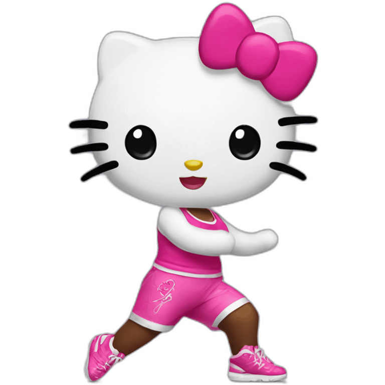 zumba hello kitty emoji