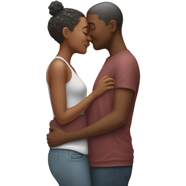 Couple kiss emoji