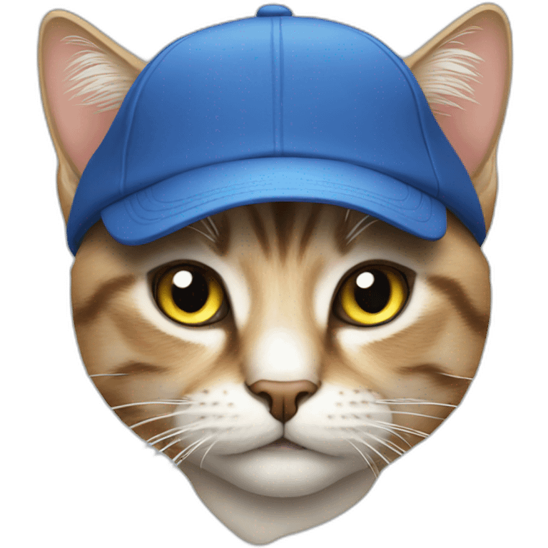 Cat with a cap emoji