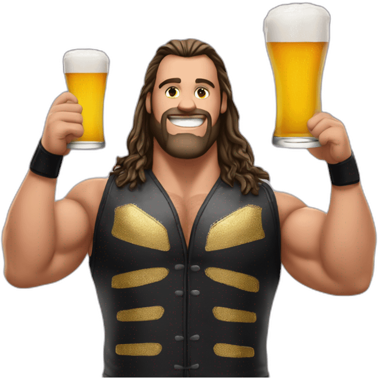 Daniel priste wwe qui boit une bière emoji