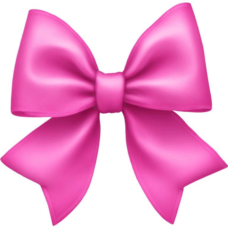 Pink coquette bow emoji